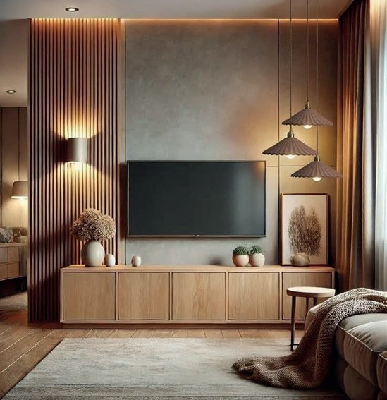 Sakura Enclave TV lounge interior render