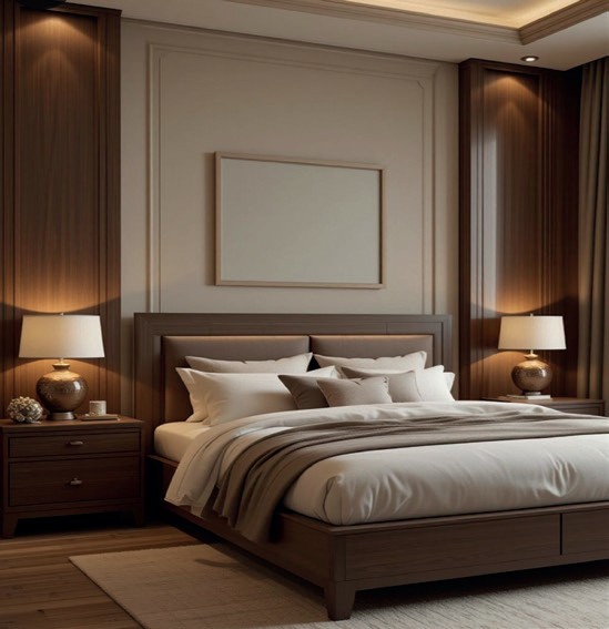 Sakura Enclave master bedroom interior render