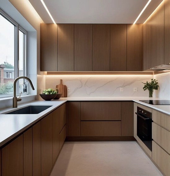 Sakura Enclave kitchen interior render