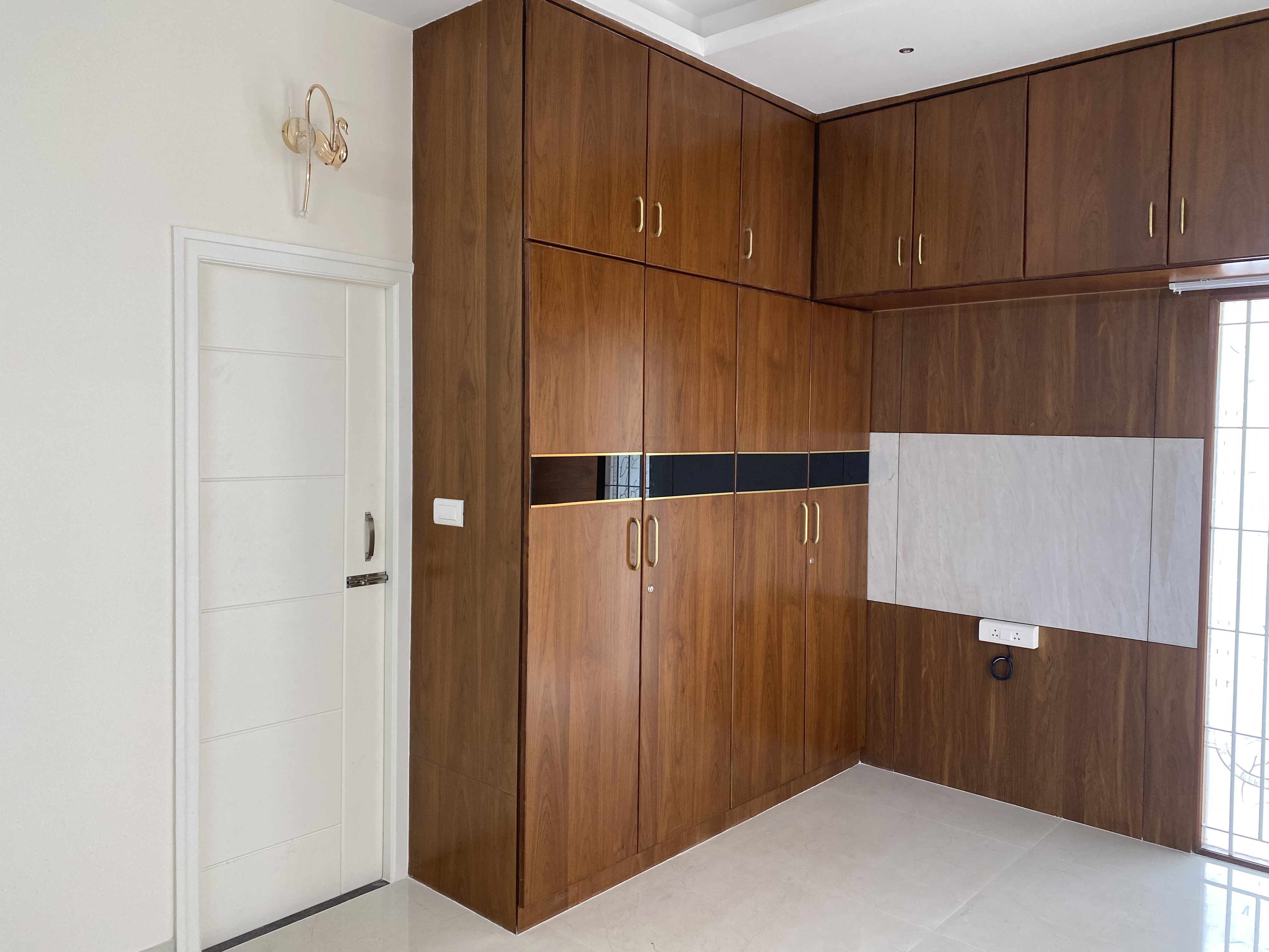 Interior joinery in a completed Orchid Apartment residence